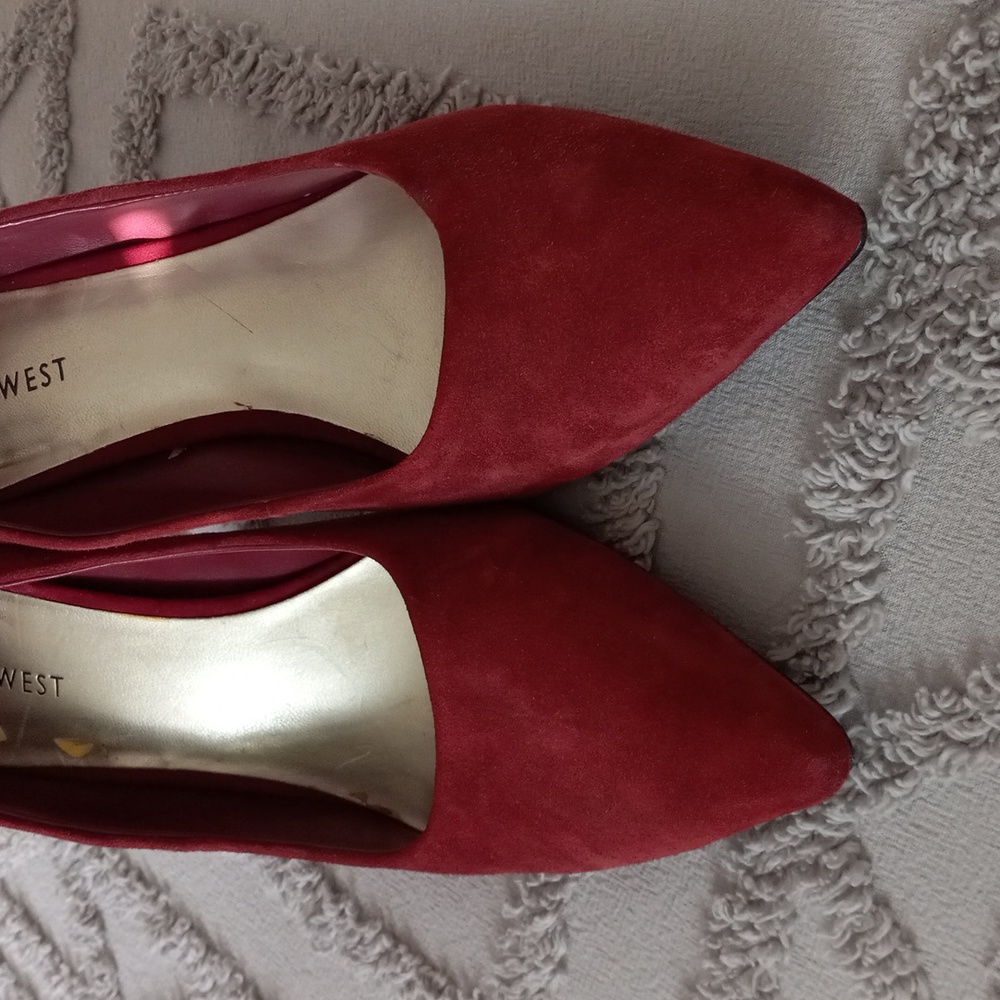 Suede leather heels - Picture 3 of 3